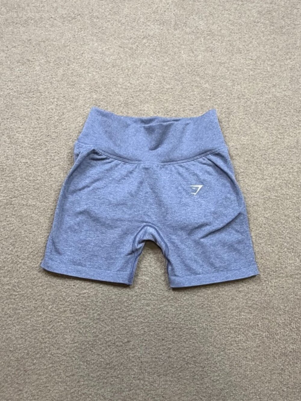 Gymshark Cycling Shorts Women's Size M Blue Lightweight